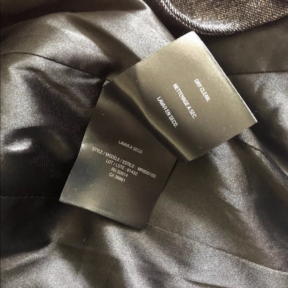 Tahari charcoal gray Cardona blazer with peplum - Picture 4 of 8